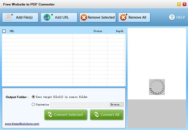 Free Website to PDF Converter文件格式转换软件