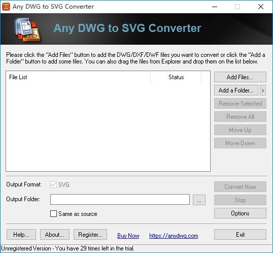 Any DWG to SVG Converter(DWG转SVG工具)