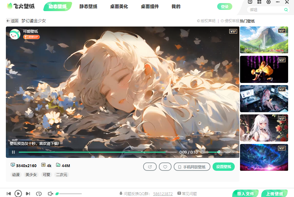 飞火动态壁纸