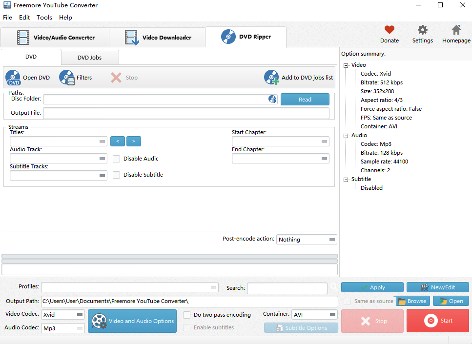 Freemore YouTube Converter