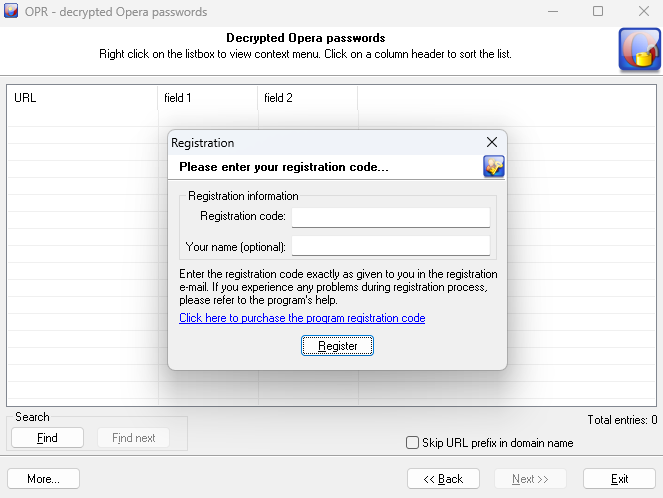Opera Password Recovery