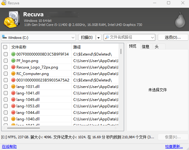 Piriform Recuva x32