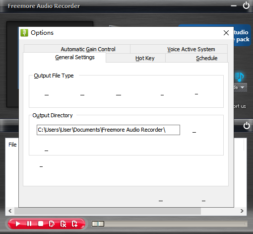 Freemore Audio Recorder